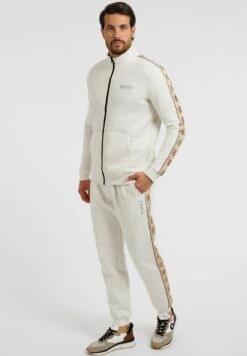 Guess Seitliches - Trainingsbroek - Grau -Heren Mode Boutique cce54bc0eaf24431bbb29ad949c2286f