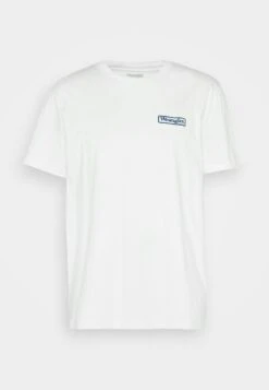 Wrangler Logo Tee - T-Shirt Basic - White -Heren Mode Boutique cde43862036a4a9386bba2e1fb305476