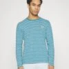 Wood Wood Longsleeve - Bright Blue/Off White