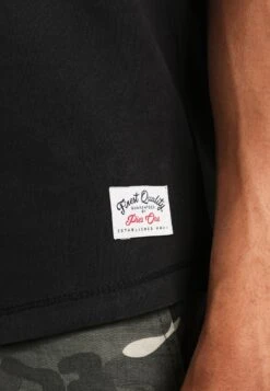 Pier One Garment Tee - T-Shirt Basic - Black -Heren Mode Boutique d7d65e25c1034ac4a390973ab6342d9a