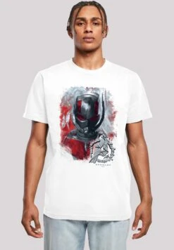 F4NT4STIC Marvel Avengers Endgame Ant-Man Brushed - T-Shirt Print - White