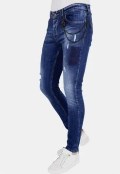 Jeans Skinny Fit - Blauw 8 Jeans Skinny Fit - Blauw -Heren Mode Boutique d9131b67bc964552af23b23130913a5e