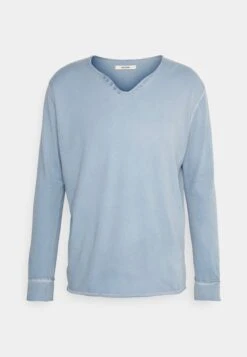 Zadig & Voltaire Monastir Voltaire - Longsleeve - Bleu Horizon -Heren Mode Boutique e159aeac3f8443159619b878b48cda47