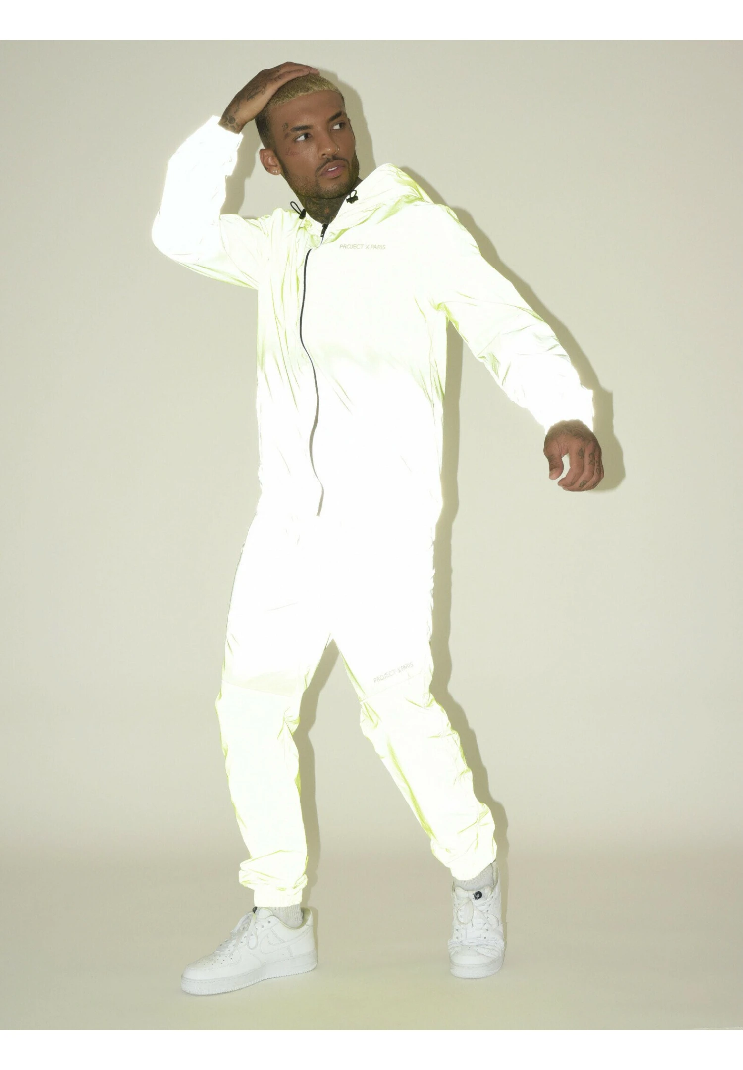 À Capuche Réfléchissante - Trainingsvest - Jaune Fluo 8 À Capuche Réfléchissante - Trainingsvest - Jaune Fluo - Afbeelding 6