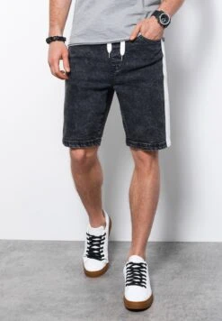Jeansshort - Black