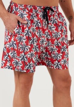 Slim Fit - Zwemshorts - Red -Heren Mode Boutique e9d18f42fd1549209a760fea575c1ecf