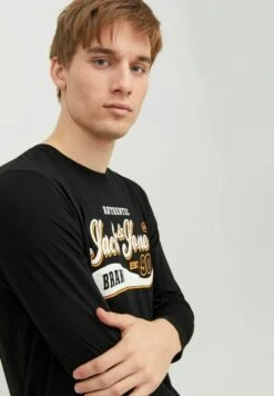 Jack & Jones Logo - Longsleeve - Black 12 Jack & Jones Logo - Longsleeve - Black -Heren Mode Boutique ebce11552bfe42e09fc633530da1e22c