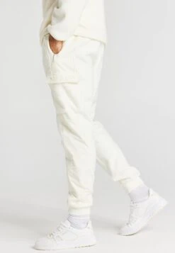 SikSilk Relaxed - Cargobroek - Ecru -Heren Mode Boutique ecb54ed2da3944f1bbe88df33baf571b