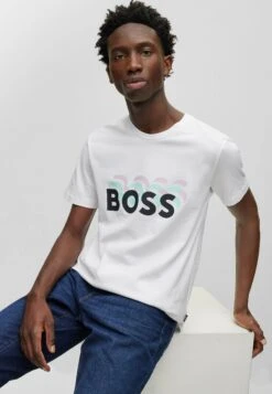 Boss Tessler 187 - T-Shirt Print - White -Heren Mode Boutique f04c4483fb9d400b9ad9e7a91391377e