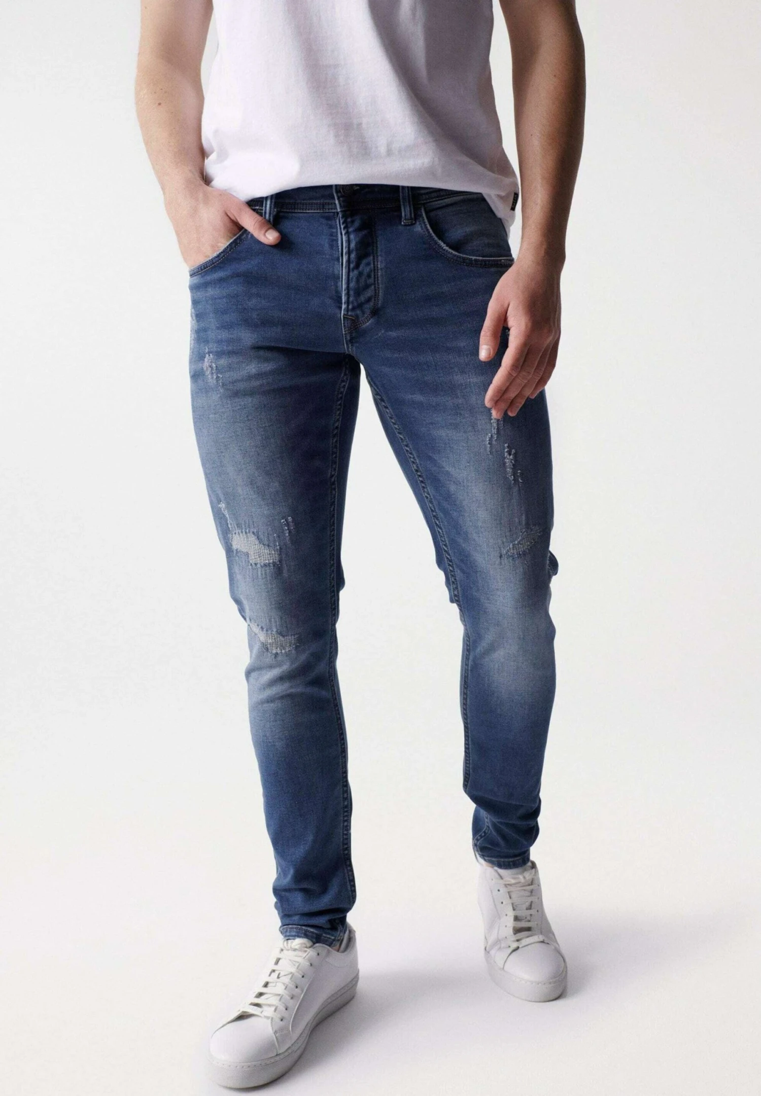 Slim Fit Jeans - Blue 3 Slim Fit Jeans - Blue