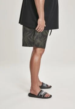 URBAN CLASSICS Pattern - Zwemshorts - Palm/Olive -Heren Mode Boutique f2b798ad05c8475d87c3e2644873868b