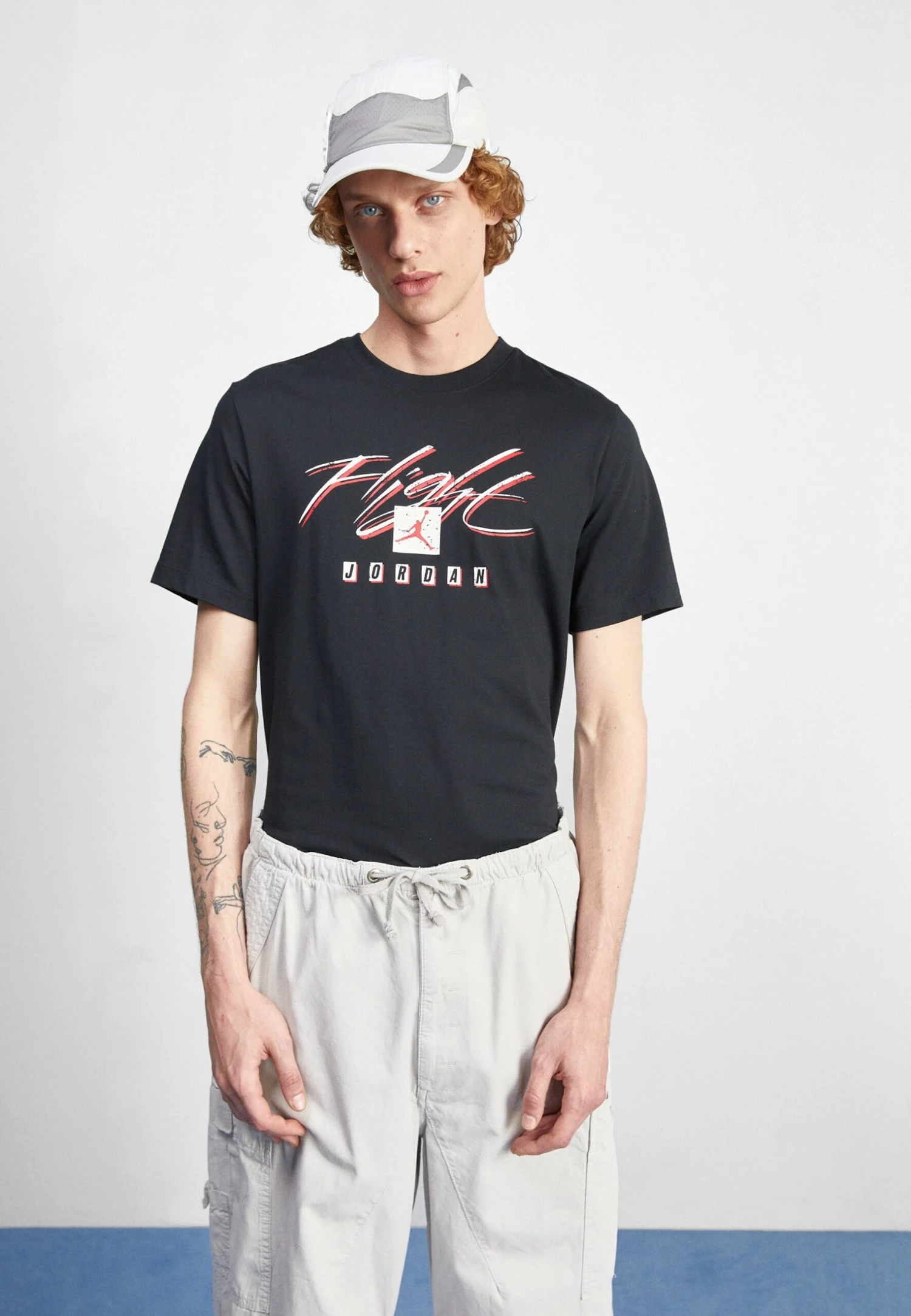 Jordan Crew - T-Shirt Print - Black/Red 5 Jordan Crew - T-Shirt Print - Black/Red - Afbeelding 3