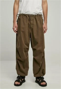 URBAN CLASSICS Wide - Broek - Olive