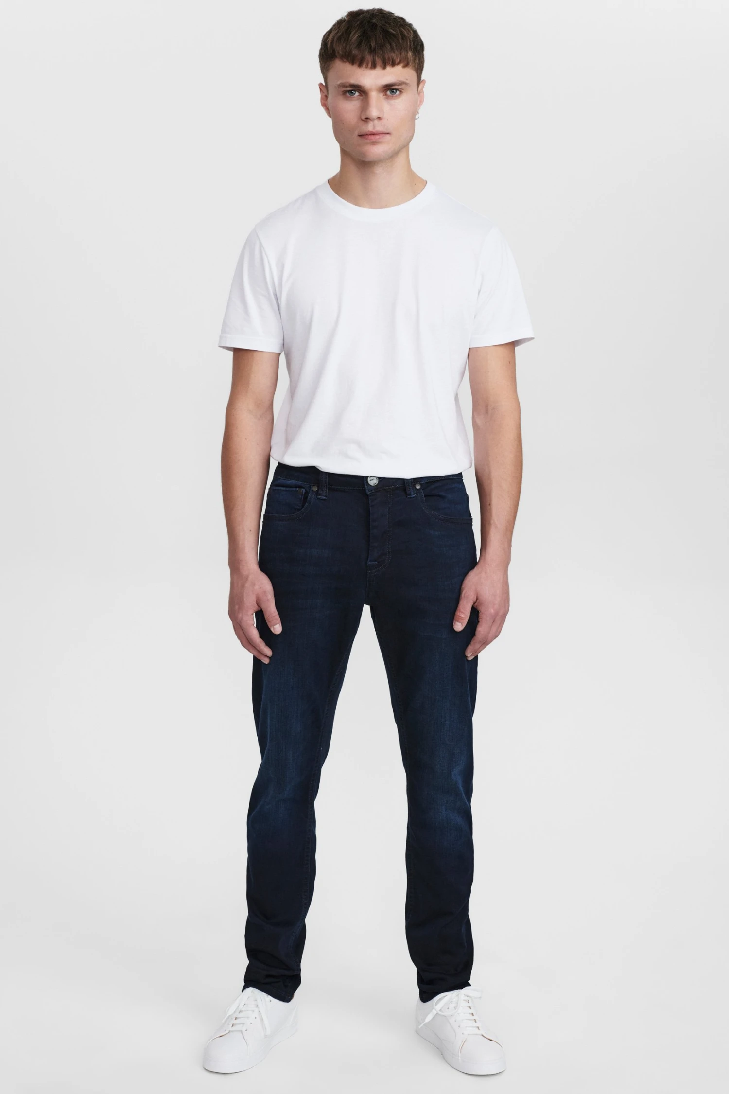 Gabba Jones - Slim Fit Jeans - Dark-Blue Denim 4 Gabba Jones - Slim Fit Jeans - Dark-Blue Denim - Afbeelding 2