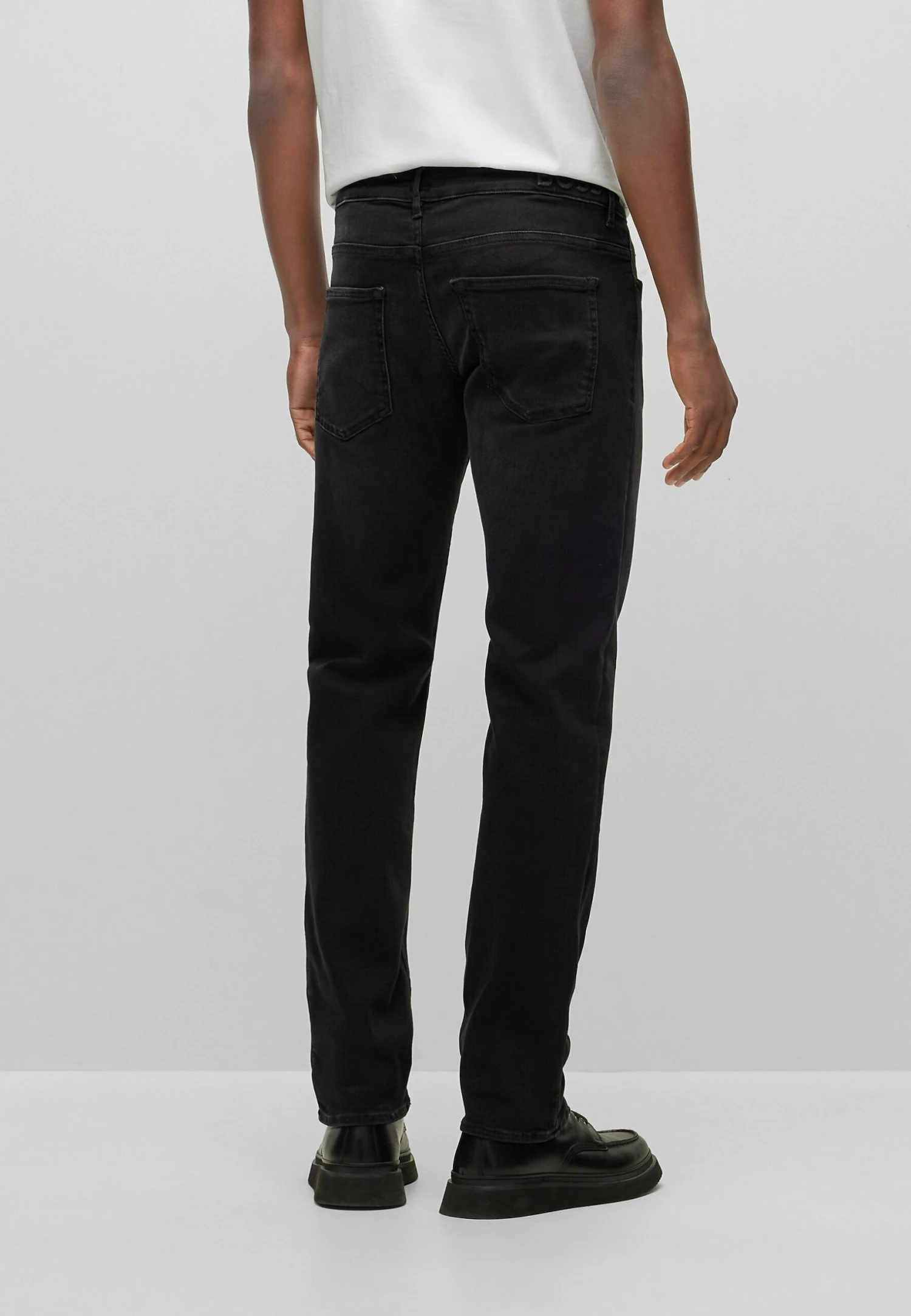 Boss Delaware - Straight Leg Jeans - Charcoal Five 5 Boss Delaware - Straight Leg Jeans - Charcoal Five - Afbeelding 3