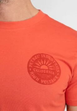 Petrol Industries T-Shirt Print - Orange -Heren Mode Boutique fd6de0ba63f446488285ffd7c9a10654